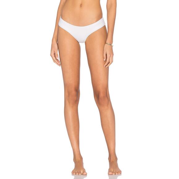 Eberjey Womens So Solid Coco Bikini Bottom Low Rise Cheeky Ecru Size M NWT - Picture 1 of 10